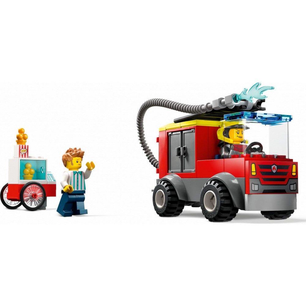 LEGO City Statie si masina de pompieri 60375