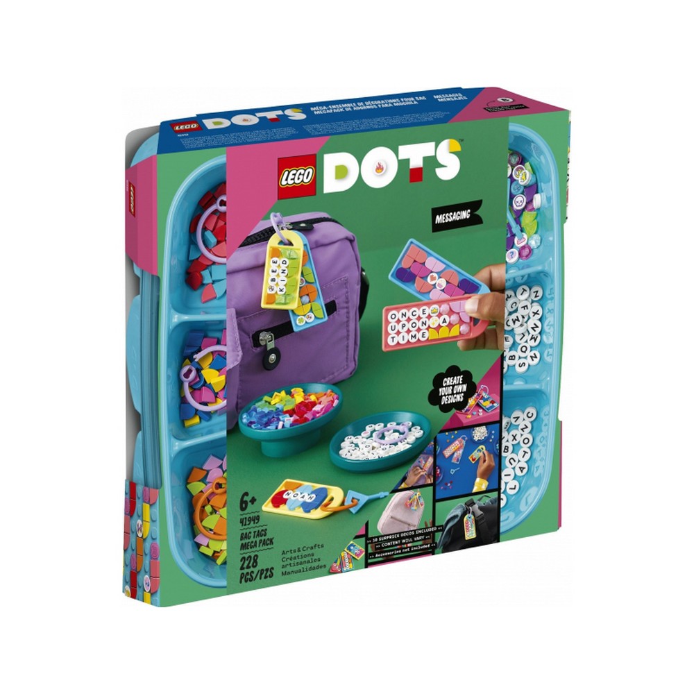 LEGO DOTS Mega Pachet de Brelocuri 41949, 228 piese