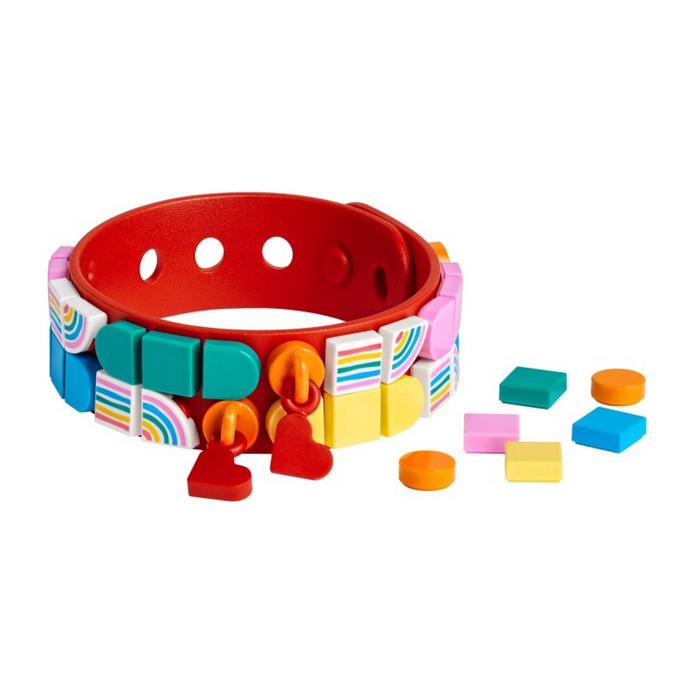 LEGO DOTS Bratara curcubeu cu accesorii 41953, 37 piese