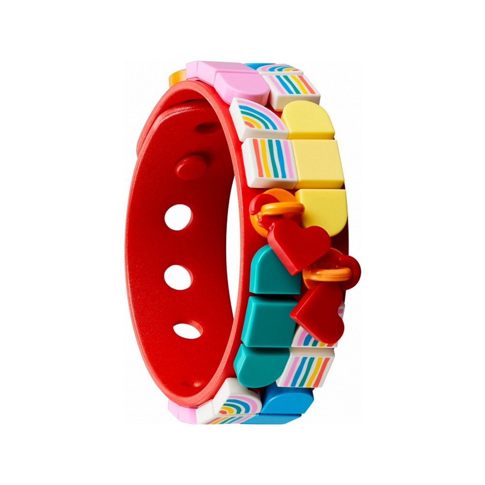 LEGO DOTS Bratara curcubeu cu accesorii 41953, 37 piese