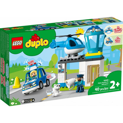 LEGO DUPLO Sectie de politie si elicopter 10959
