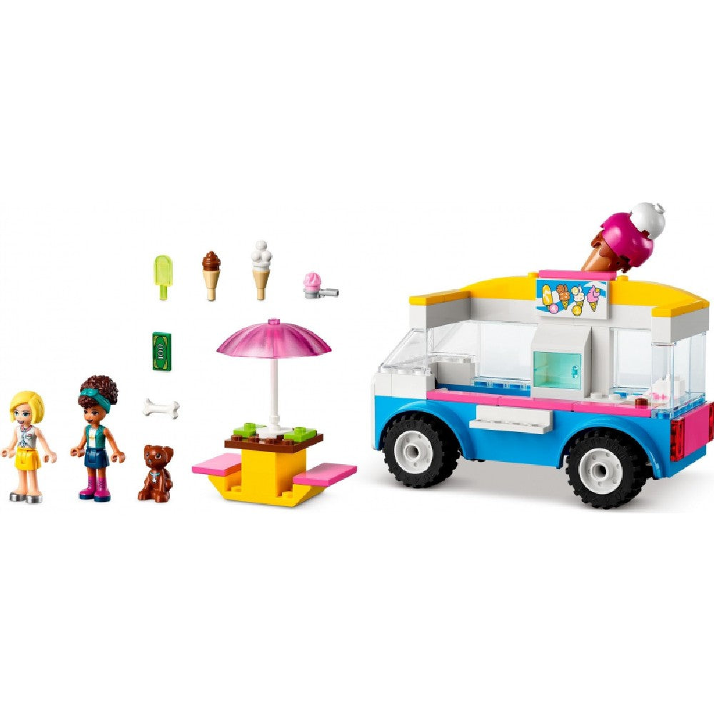 LEGO Friends -  Furgoneta cu inghetata 41715, 84 piese