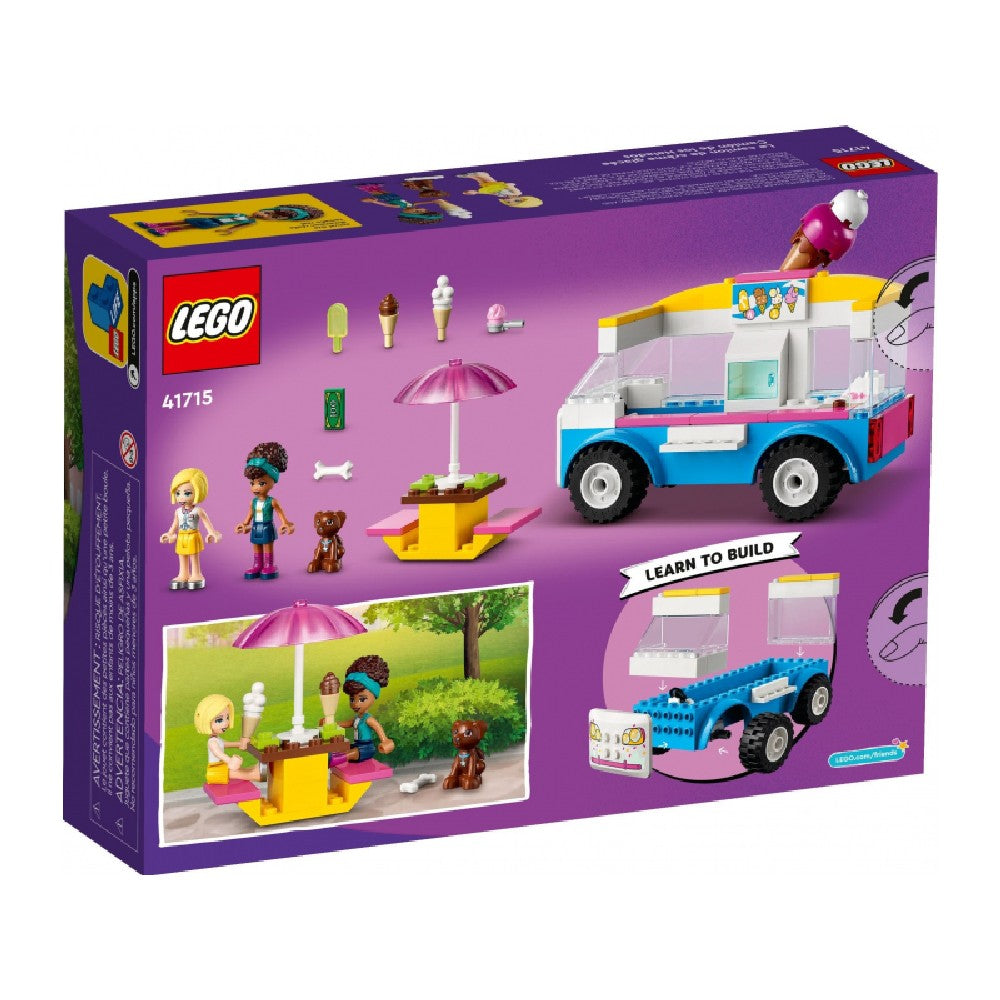 LEGO Friends -  Furgoneta cu inghetata 41715, 84 piese