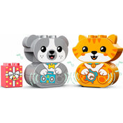 LEGO DUPLO Primul meu catelus si pisicuta cu sunete 10977, 22 piese