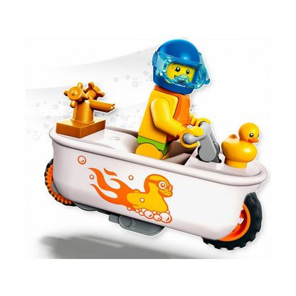 LEGO City Motocicleta de cascadorii cu cada 60333