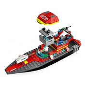 LEGO City -  Barca de salvare a pompierilor 60373, 144 piese