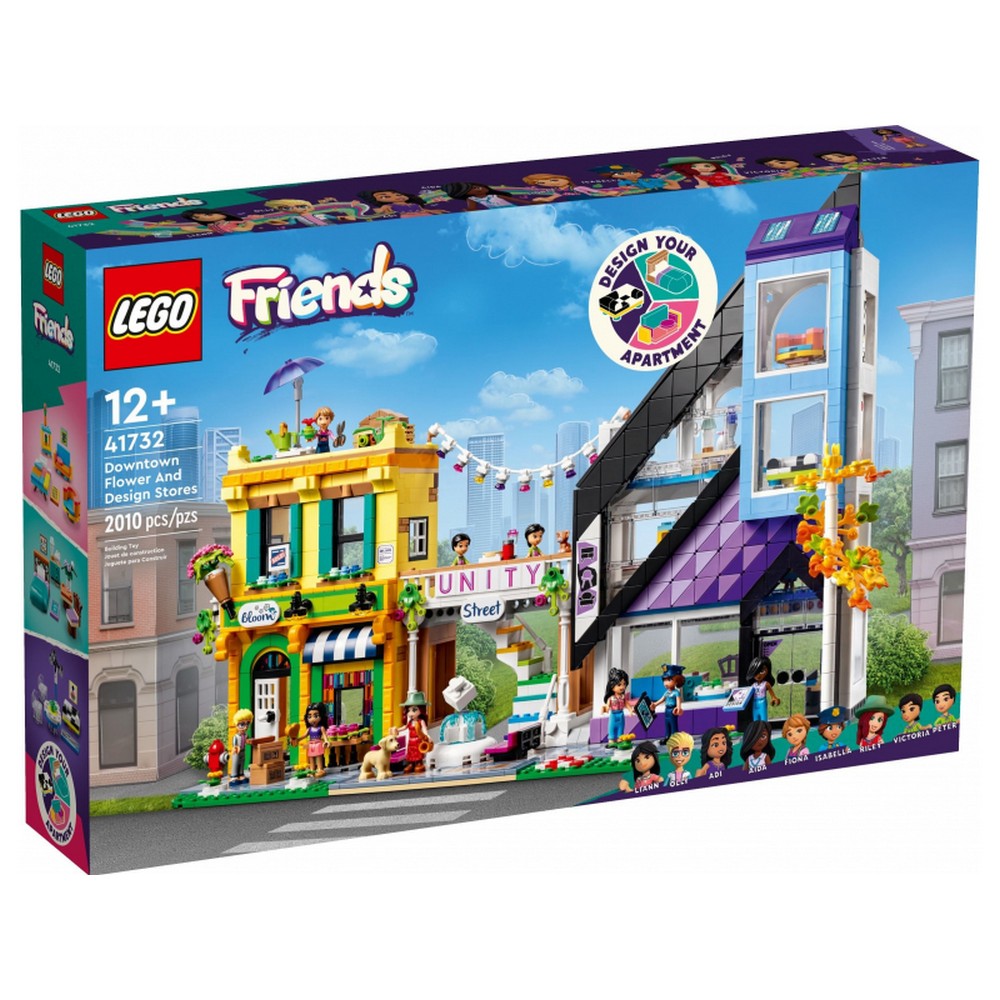 LEGO Friends Florarie si magazin de design in centrul orasului 41732