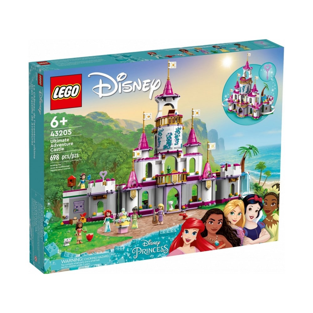 LEGO Disney -  Castelul Aventurii Supreme 43205, 698 piese