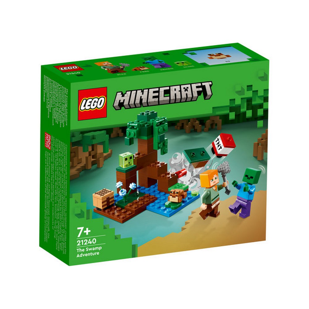 LEGO Minecraft -  Aventura din mlastina 21240, 65 piese