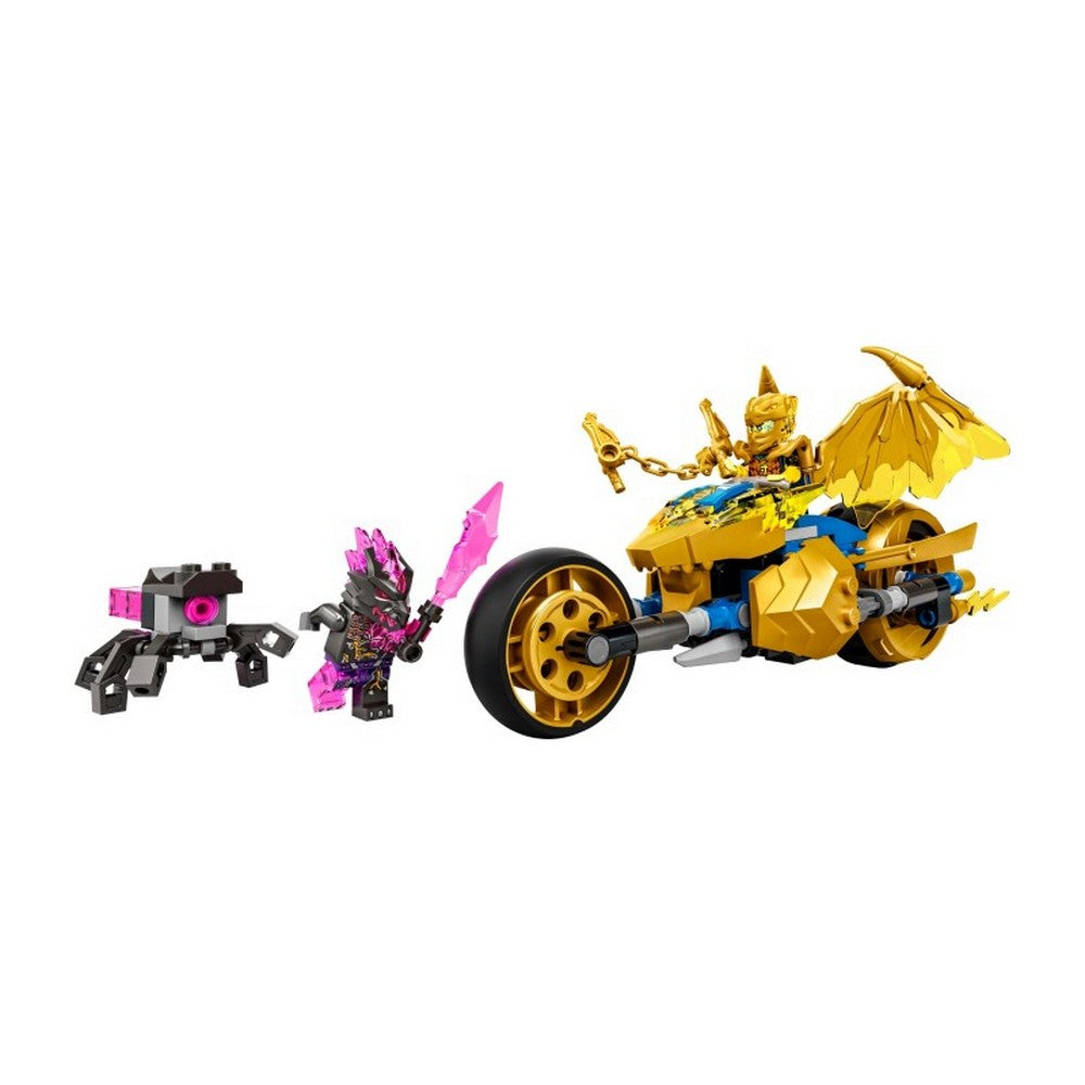 LEGO Ninjago -  Motocicleta-dragon aurie a lui Jay 71768, 280 piese