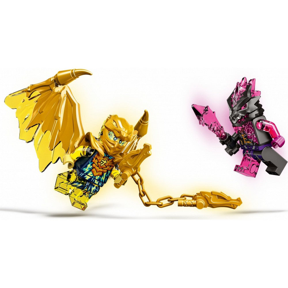 LEGO Ninjago -  Motocicleta-dragon aurie a lui Jay 71768, 280 piese