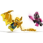 LEGO Ninjago -  Motocicleta-dragon aurie a lui Jay 71768, 280 piese