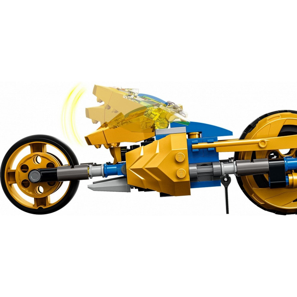 LEGO Ninjago -  Motocicleta-dragon aurie a lui Jay 71768, 280 piese