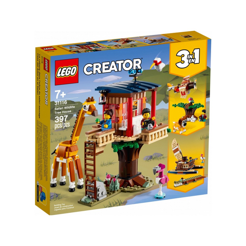 LEGO Creator -  Casuta din savana 31116, 397 piese