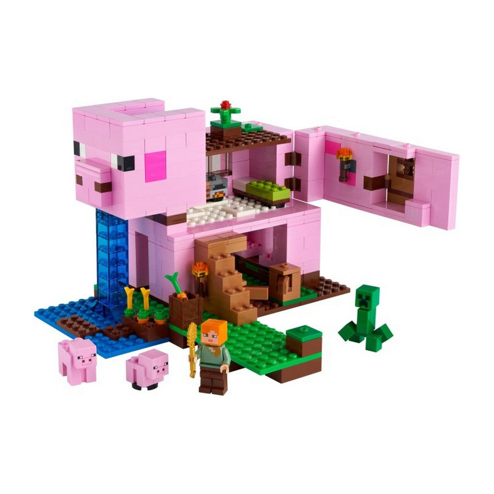 LEGO Minecraft -  Casuta purcelus 21170, 490 piese