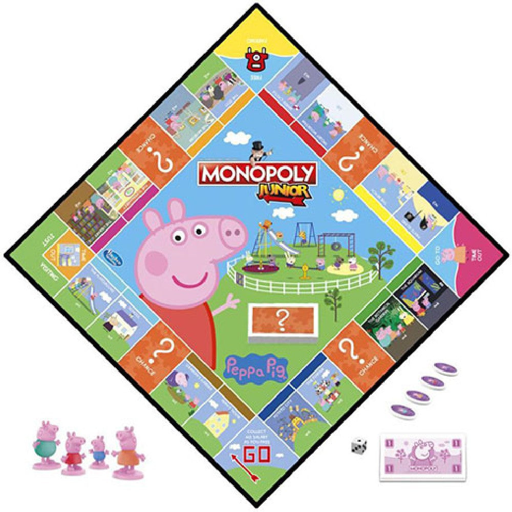Monopoly Junior Peppa Pig joc de societate în limba maghiară