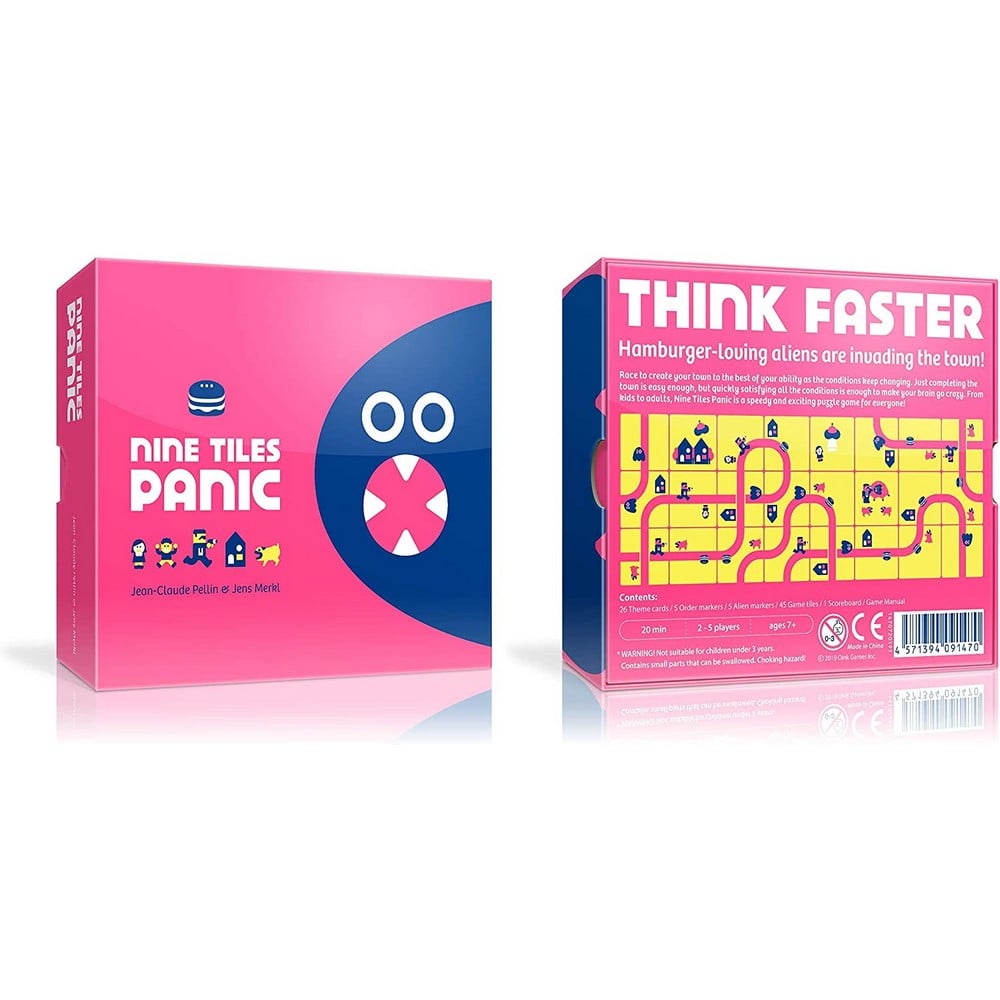 Nine Tiles Panic, joc de societate în limba engleză