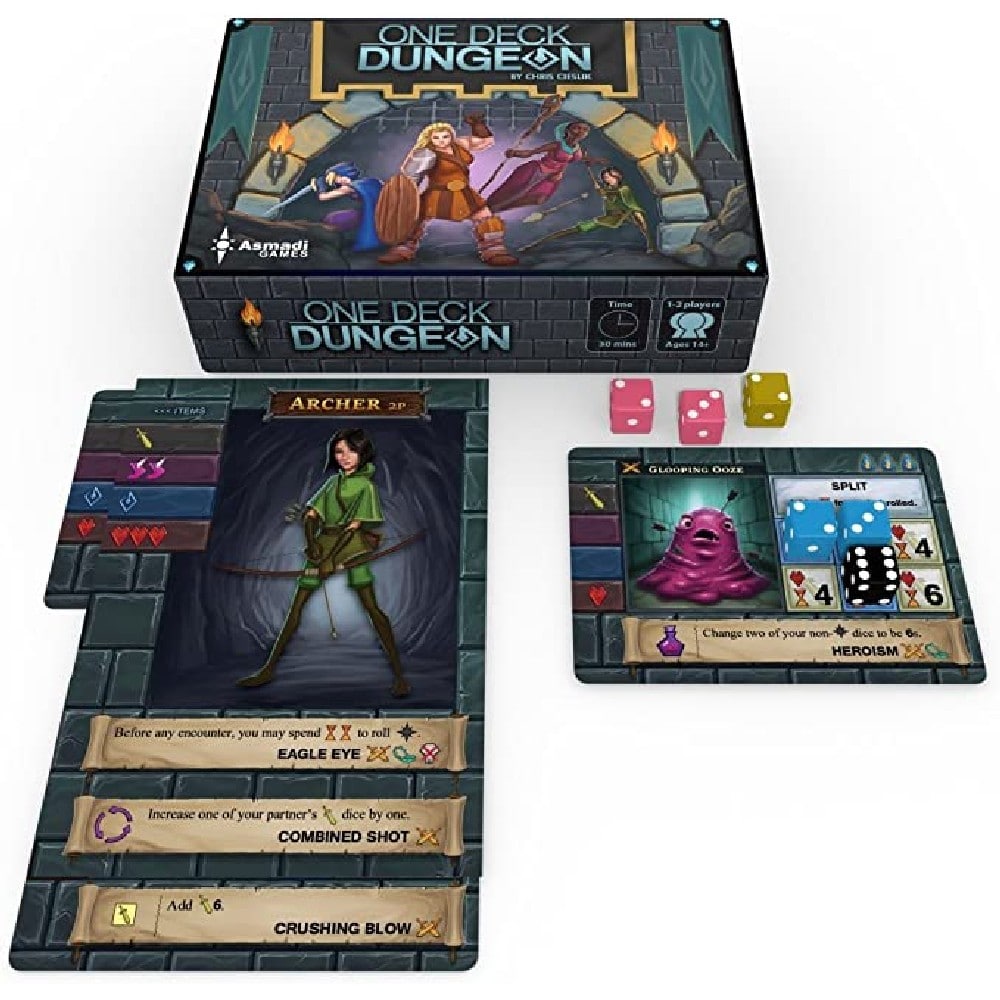 One Deck Dungeon joc de societate în limba engleză