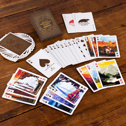 Parks Playing Cards - Brown Deck