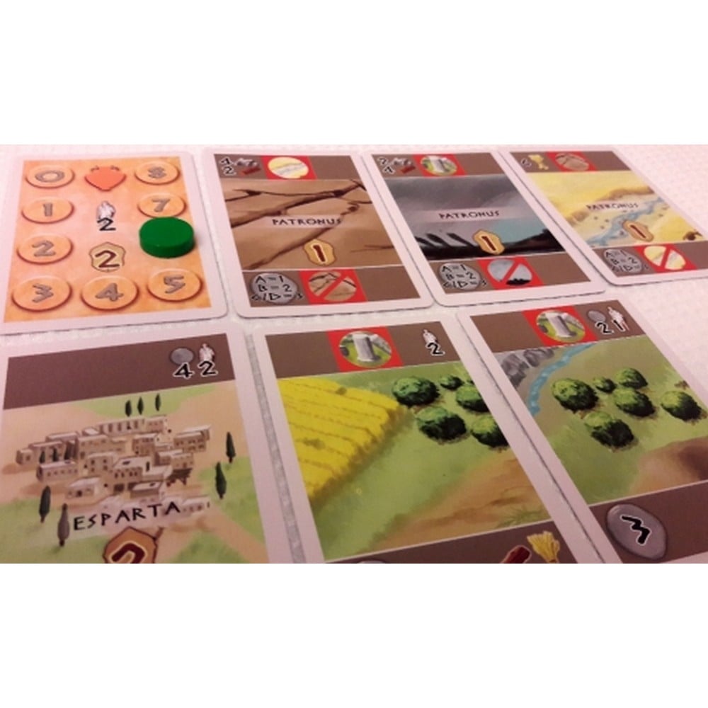 Peloponnes Card Game joc de societate în limba engleză