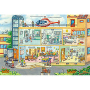Schmidt Puzzle - În spitalul pentru copii, 40 de piese + Cadou: Stetoscop