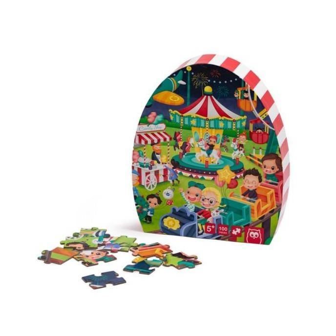 Puzzle Educativ - 100 Piese - Parcul de Distracție-Eureka KIDS-2-Jocozaur