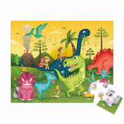 Oktató puzzle - 24 darabos - Dinoszaurusz-Eureka KIDS-2-Játszma.ro - A maradandó élmények boltja