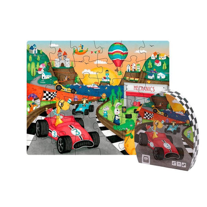 Puzzle Educativ - 36 Piese - Karting-Eureka KIDS-2-Jocozaur