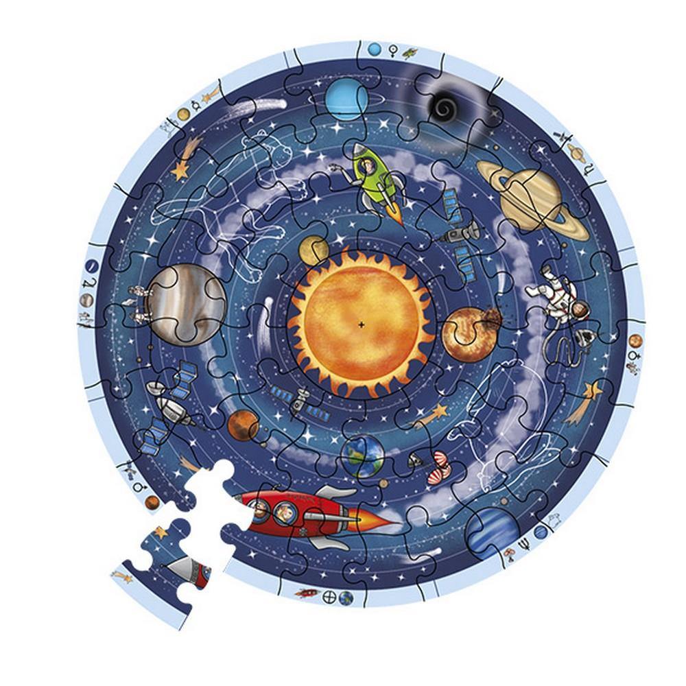 Puzzle Educativ - 54 Piese - Sistemul Solar-Eureka KIDS-2-Jocozaur