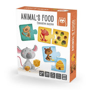 Oktató puzzle Montessori - Állatok és élelmük-Eureka KIDS-2-Játszma.ro - A maradandó élmények boltja
