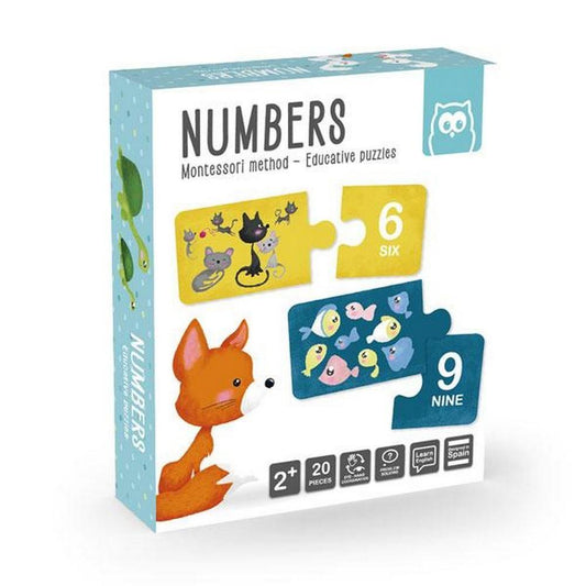 Puzzle Educativ Montessori - Învățăm Numerele-Eureka KIDS-1-Jocozaur