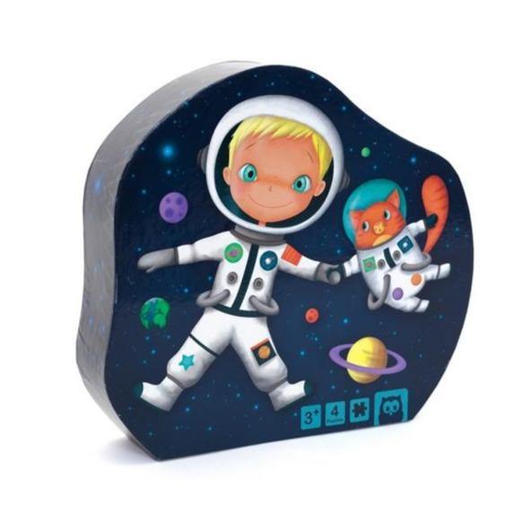 Puzzle Progresiv - 4 in 1 - Micul Astronaut 