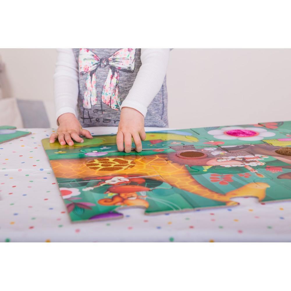 Tapintható puzzle - Állati party-Eureka KIDS-6-Játszma.ro - A maradandó élmények boltja