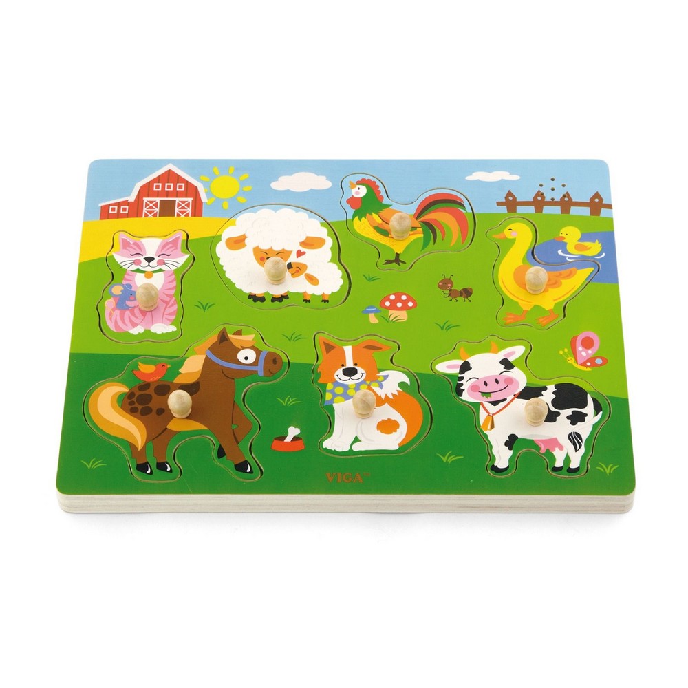 Puzzle cu sunete - animale, Viga 51273