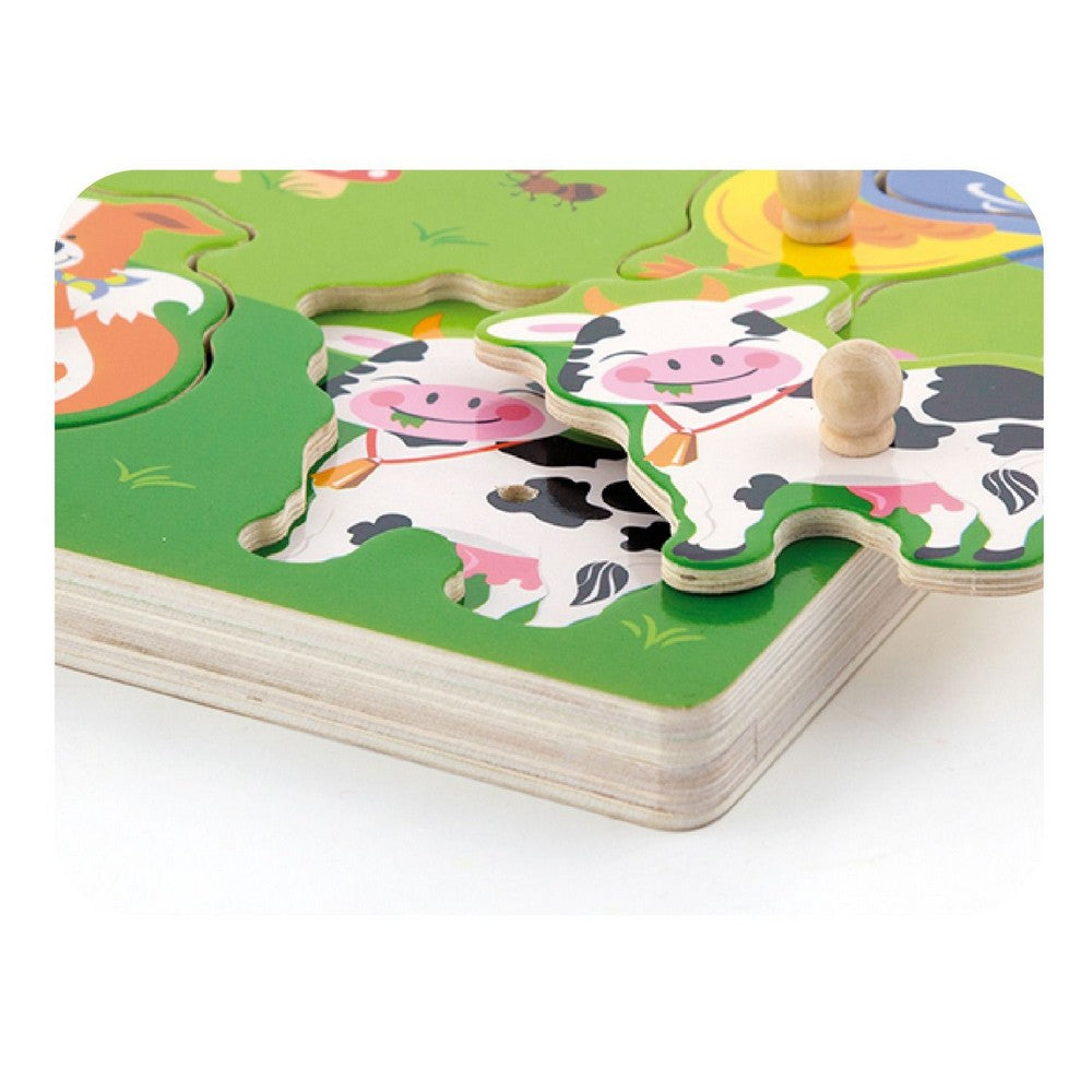 Puzzle cu sunete - animale, Viga 51273