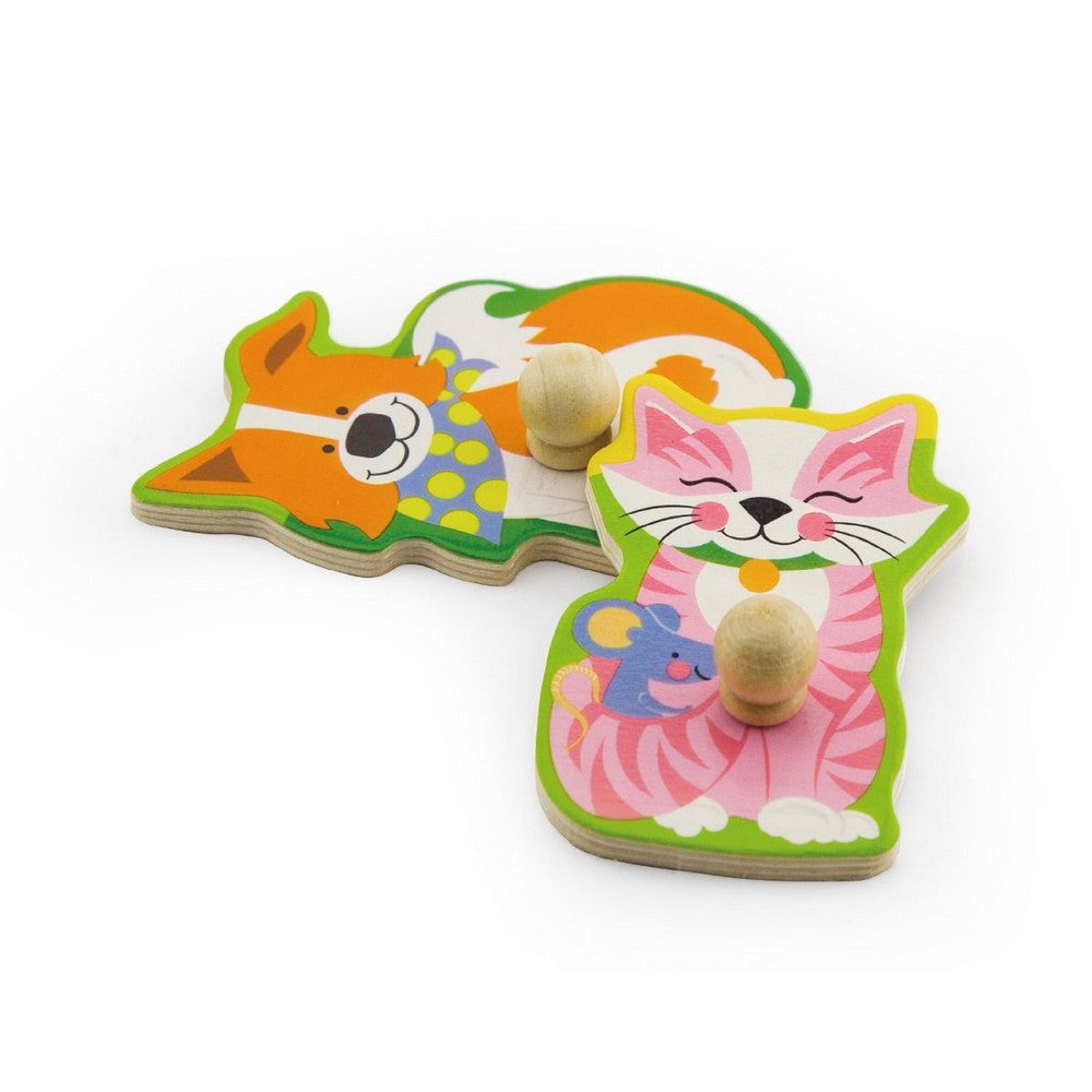 Puzzle sonor de 7 piese - Animale de companie, Viga