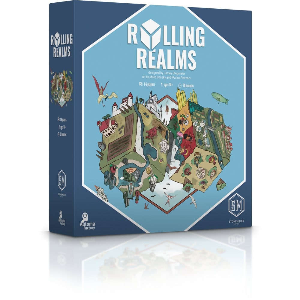 Rolling Realms joc de societate în limba engleză