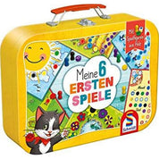 Primele mele șase jocuri în cutie metalică joc de societate multilingvistic