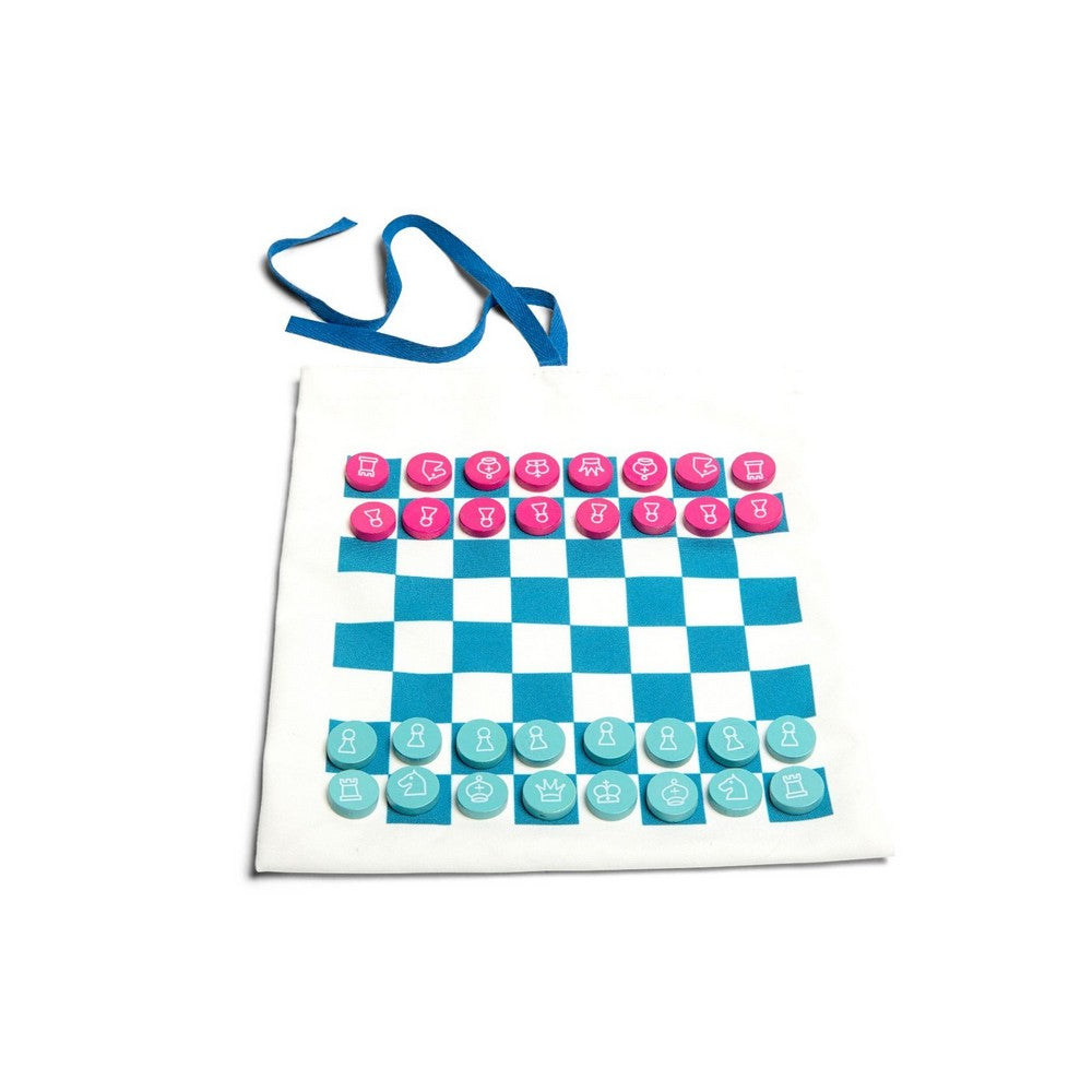 Jocuri de călătorie:Șah/Dame /Tic Tac Toe, BS Toys joc de societate în limba engleză