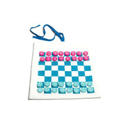 Jocuri de călătorie:Șah/Dame /Tic Tac Toe, BS Toys joc de societate în limba engleză