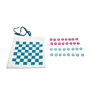 Jocuri de călătorie:Șah/Dame /Tic Tac Toe, BS Toys joc de societate în limba engleză