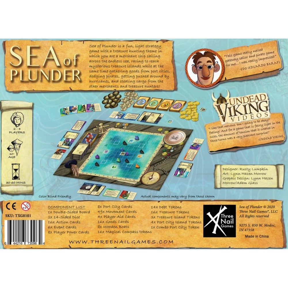 Sea of Plunder joc de societate în limba engleză