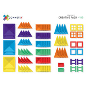 Connetix Magnetic Tiles, Creative Pack 100 de piese