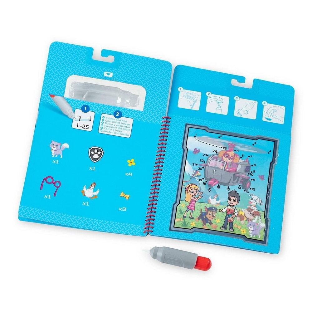 Melissa & Doug - Joc creativ, Desenează cu apă, Patrula Cățelușilor - Skye