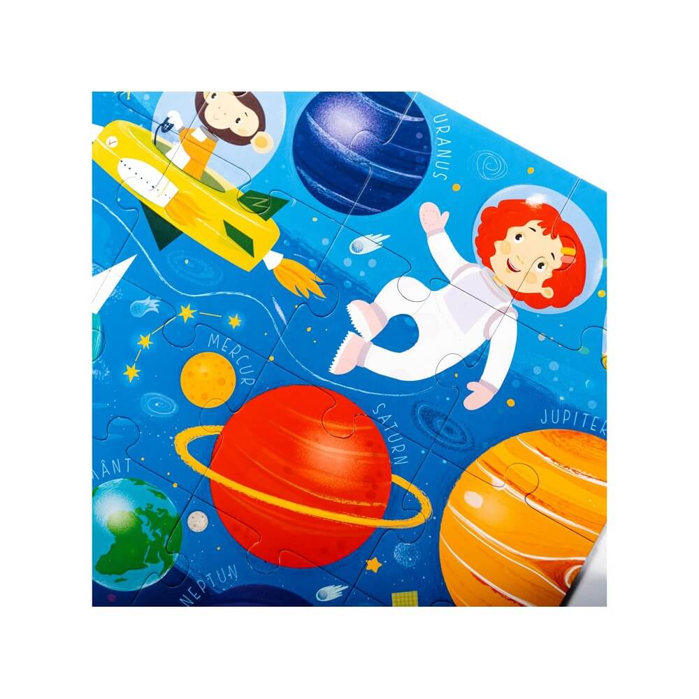 Joc educativ - Puzzle Spatiul cosmic