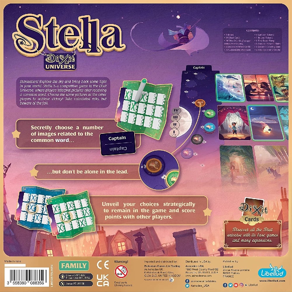 Stella Dixit Universe, joc de societate în limba engleză