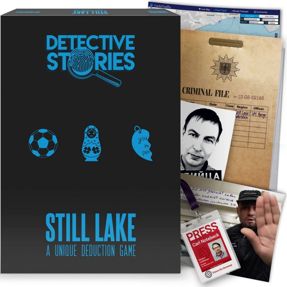 Detective Stories. Case 3 Still Lake joc de societate în limba engleză
