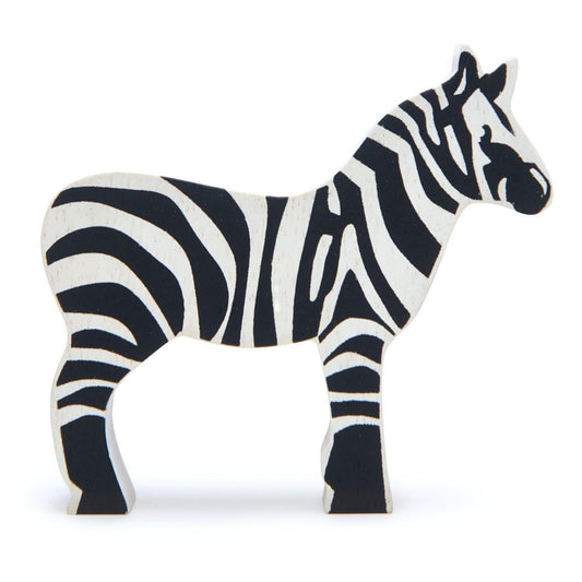 Figurină Zebră, din lemn premium - Zebra - Tender Leaf Toys-Tender Leaf Toys-1-Jocozaur