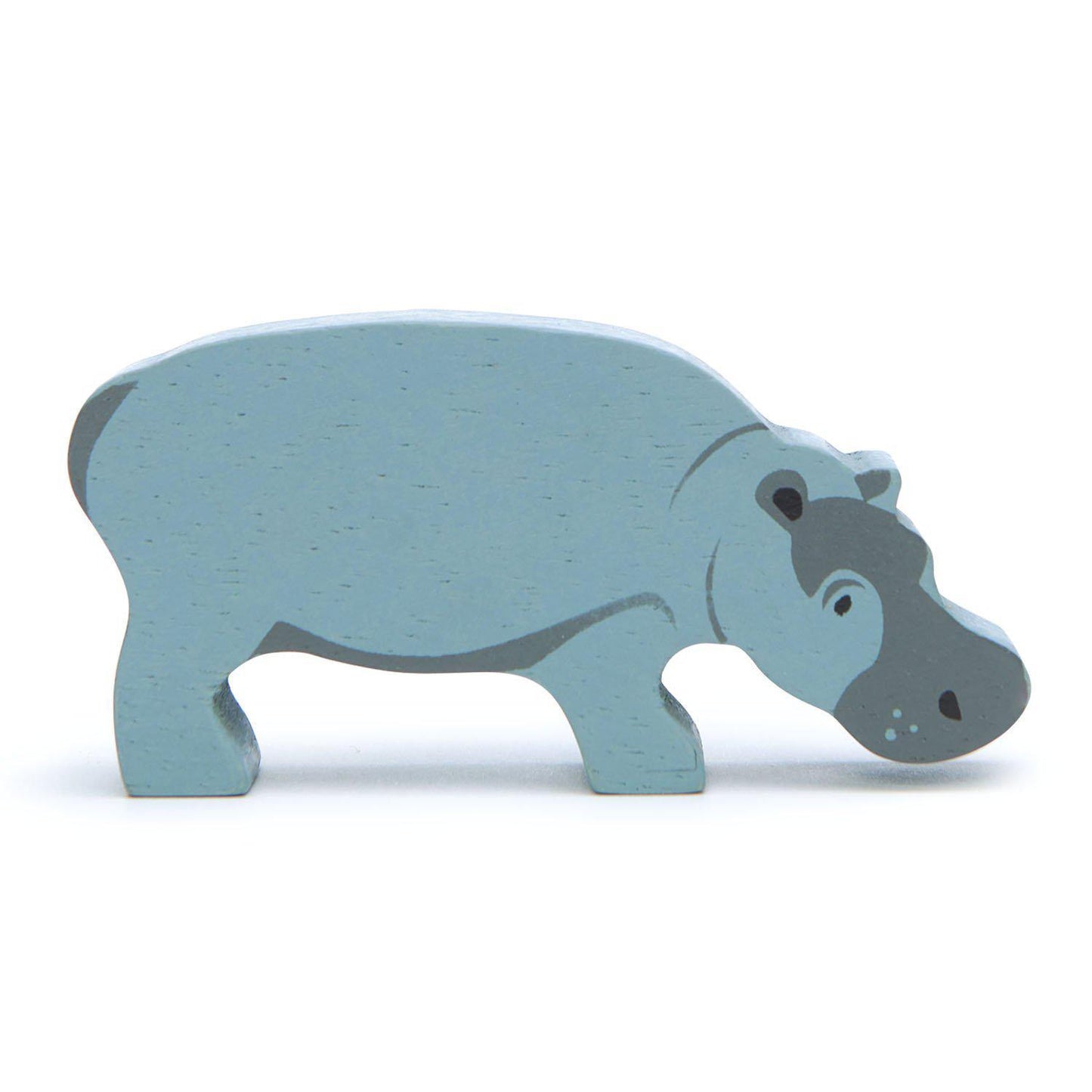 Figurină Hipopotam, din lemn premium - Hippopotamus - Tender Leaf Toys-Tender Leaf Toys-1-Jocozaur