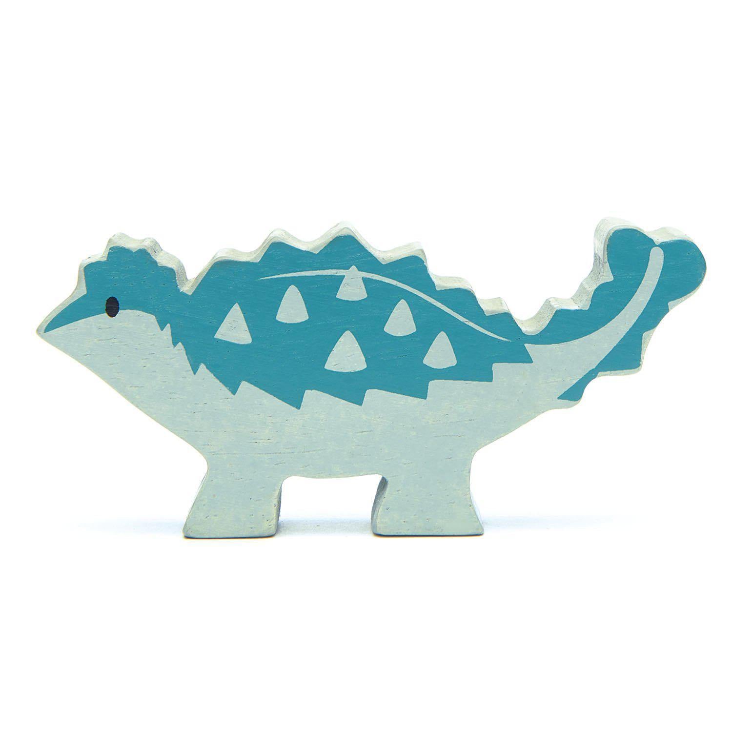 Dinozaur Ankylosaurus, din lemn premium - Ankylosaurus - Tender Leaf Toys-Tender Leaf Toys-1-Jocozaur
